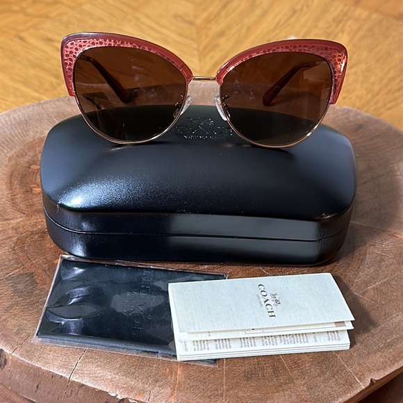 Coach Accessories - *NEW* COACH HC7110 Shiny Rose Gold Sunglasses